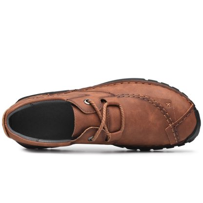 ⏰Promotion - 70% OFF🔥Men‘s Genuine Leather Orthopedic Walking Shoes - Podiatrist Approved Style Recommended