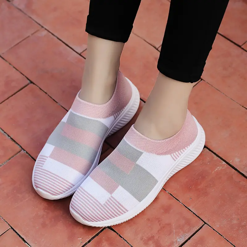 🔥Last Day Promotion 70% OFF⏰Women's Colorblock Comfortable & Breathable Slip On Sports Orthopedic Shoes