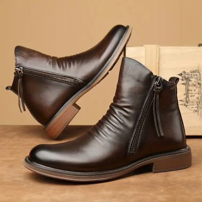 🔥Hot Sale! 70% OFF 🔥Italian Hand-Embossed Genuine Leather Chelsea Boots