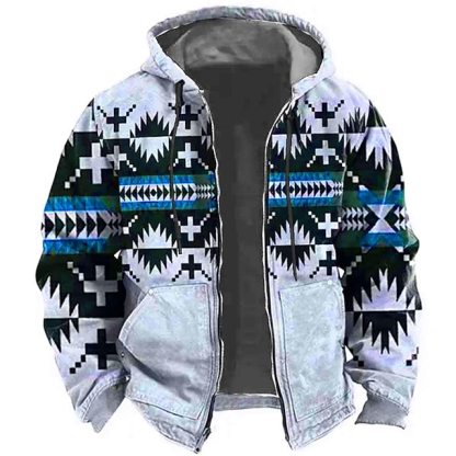 Men's Tribal Graphic Prints Hoodie Sweatshirt 