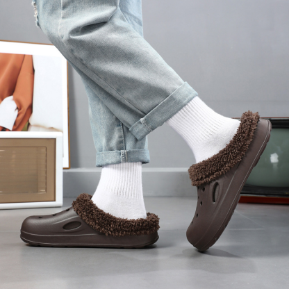 🔥On This Week Sale 70% OFF🔥MEN'S WARM AND COMFORTABLE EVERYDAY COTTON SLIPPERS FOR AUTUMN AND WINTER - Proven Plantar Fasciitis, Foot and Heel Pain Relief