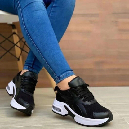 🔥Last Day 70% OFF ⏰2025 Women's Colorful Thick Sole Air Cushion Orthopedic Sneakers - Proven Plantar Fasciitis, Foot and Heel Pain Relief