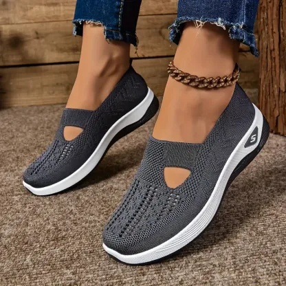 🔥Last Day Promotion 70% OFF⏰ Women's comfortable breathable knitted sneakers - Proven Plantar Fasciitis, Foot and Heel Pain Relief