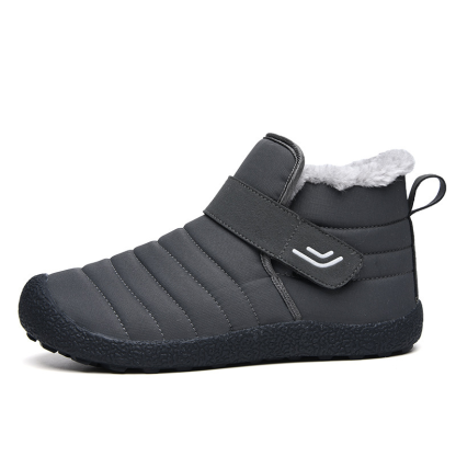 🔥Limited Time 50% Discount Event🔥  Men's Winter Warm Waterproof Non-slip Velcro Cotton Shoes Wide Toe Orthopedic Arch Support Slip-on Cotton Shoes