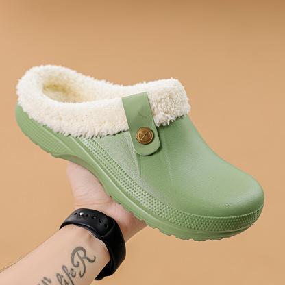 🔥On This Week Sale 70% OFF🔥MEN'S COMFORTABLE WOOL-LINED ARCH SUPPORT CROCS - Proven Plantar Fasciitis, Foot and Heel Pain Relief