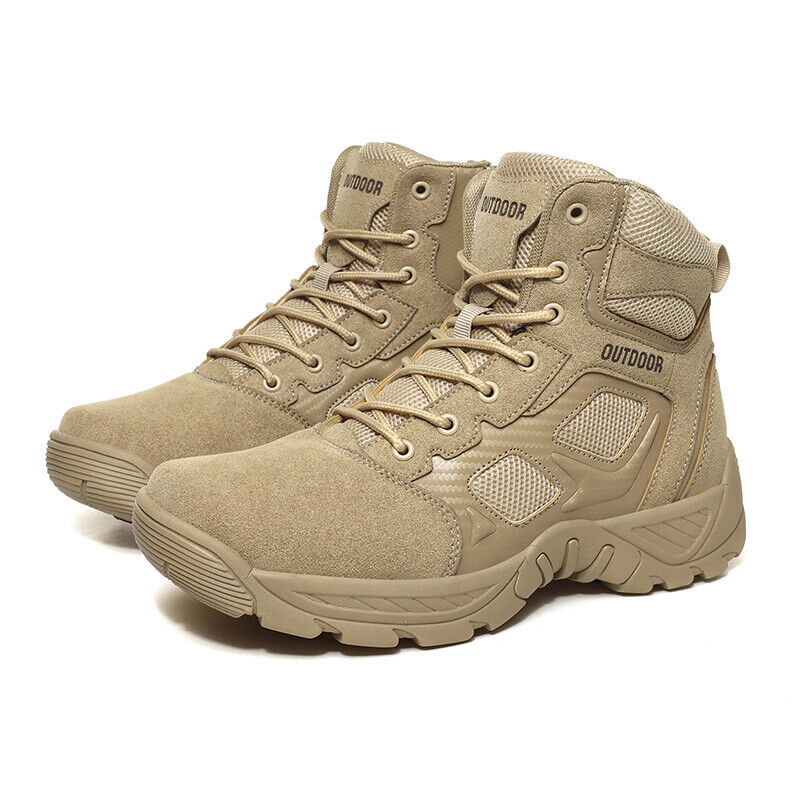 Dallader Men Waterproof Non-Slip Desert Boots Work Boots Ankle Boots (Durability Upgrade)