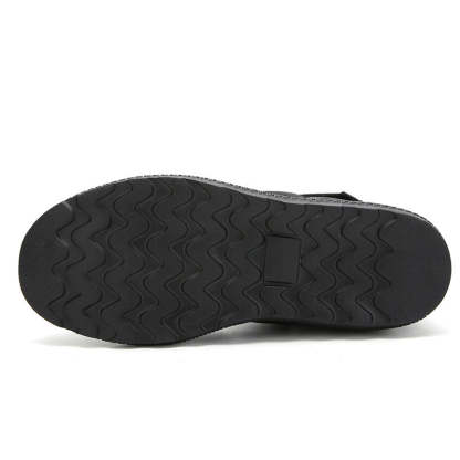 (⏰Limited Time 70% Discount Event) Men's 2024 Winter New Warm Waterproof Non-Slip Puncture-Resistant Velcro Slip-On Snow Boots Ankle Support Orthopedic Wide Toe Arch Support Cotton Shoes
