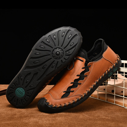 ⏰Big Sale Up To 70%🔥Men's Genuine Leather Fashionable Comfortable Lightweight Non-slip Loafers