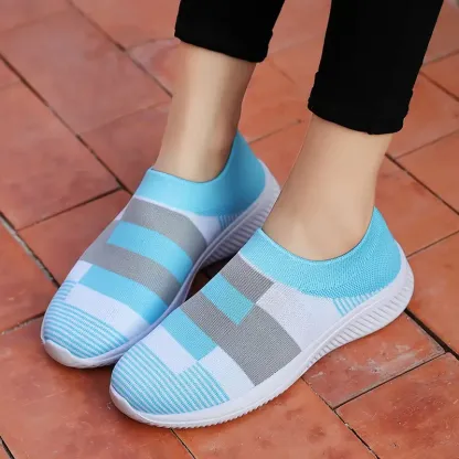 🔥Last Day Promotion 70% OFF⏰Women's Colorblock Comfortable & Breathable Slip On Sports Orthopedic Shoes