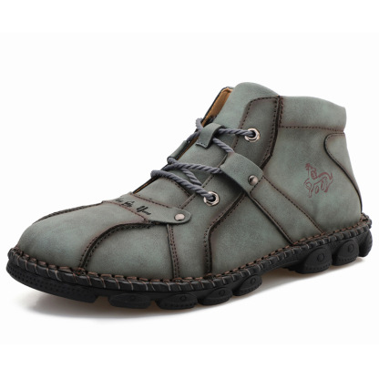 🔥Hot Sale🎁--50% OFF🎉MEN'S COMFORTABLE LEATHER OUTDOOR WORK BOOTS - TAKING YOUR QUALITY OF LIFE TO THE NEXT LEVEL