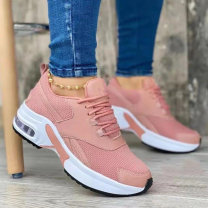 🔥Last Day 70% OFF ⏰2025 Women's Colorful Thick Sole Air Cushion Orthopedic Sneakers - Proven Plantar Fasciitis, Foot and Heel Pain Relief