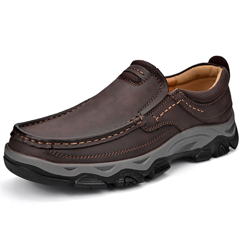 🔥Hot Sale! 50% OFF 🔥Men's Comfortable Arch Support Orthopedic Leather Loafers - Improved Posture For Pain Relief