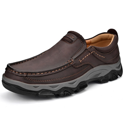 🔥Hot Sale! 50% OFF 🔥Men's Comfortable Arch Support Orthopedic Leather Loafers - Improved Posture For Pain Relief