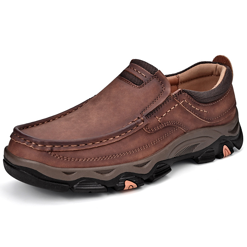 🔥Hot Sale! 50% OFF 🔥Men's Comfortable Arch Support Orthopedic Leather Loafers - Improved Posture For Pain Relief