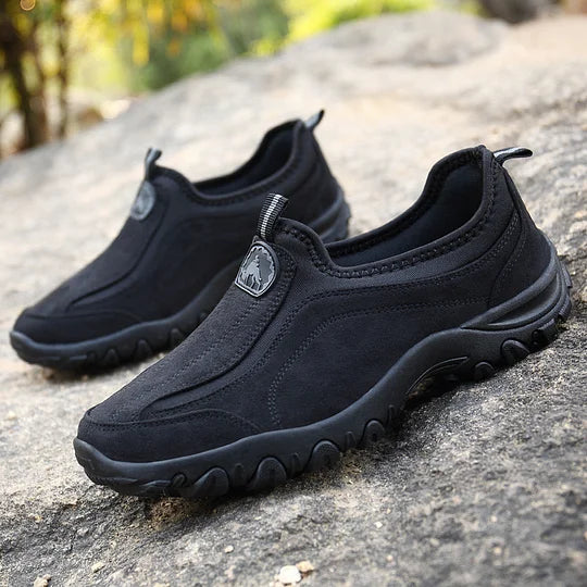 (⏰Limited Time Sale 70% OFF) Men's Orthopedic Slip-On Shoes, Lightweight Comfortable Wide Toe Walking Shoes