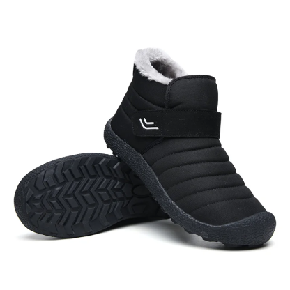 🔥Limited Time 50% Discount Event🔥  Men's Winter Warm Waterproof Non-slip Velcro Cotton Shoes Wide Toe Orthopedic Arch Support Slip-on Cotton Shoes