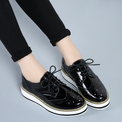 🔥Last Day 50% OFF ⏰Brogue Platform Comfortable Orthopedic Shoes - Proven Plantar Fasciitis, Foot and Heel Pain Relief