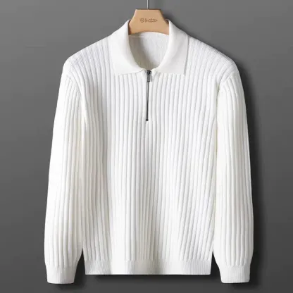 Knit Polo Sweater