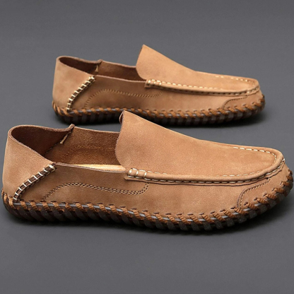 🔥Last Day 70% OFF ⏰Men's Genuine Leather  Comfortable Lightweight Non-Slip Orthopedic Shoes - Proven Plantar Fasciitis, Foot and Heel Pain Relief