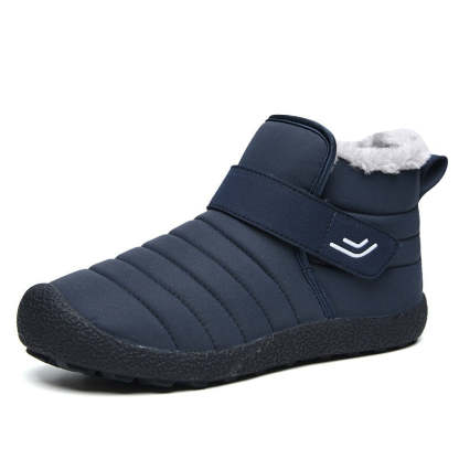 🔥Limited Time 50% Discount Event🔥  Men's Winter Warm Waterproof Non-slip Velcro Cotton Shoes Wide Toe Orthopedic Arch Support Slip-on Cotton Shoes