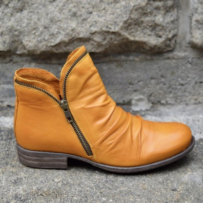 🎁Hot Sale 50% OFF⏳Women Zipper Waterproof Ankle-Support Boots - Proven Plantar Fasciitis, Foot and Heel Pain Relief