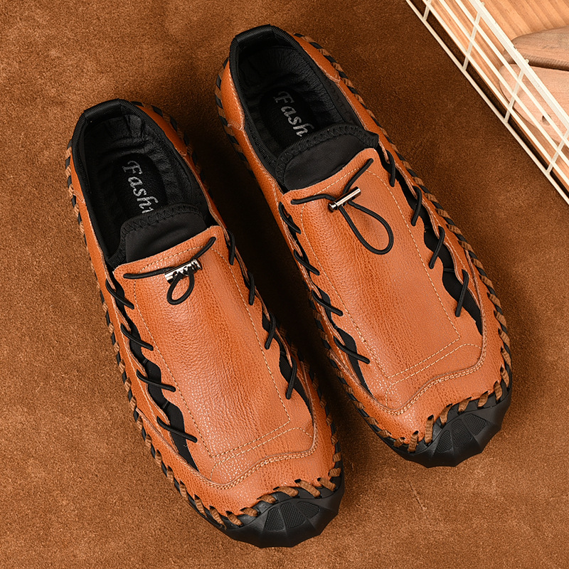 ⏰Big Sale Up To 70%🔥Men's Genuine Leather Fashionable Comfortable Lightweight Non-slip Loafers