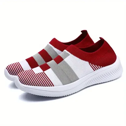 🔥Last Day Promotion 70% OFF⏰Women's Colorblock Comfortable & Breathable Slip On Sports Orthopedic Shoes