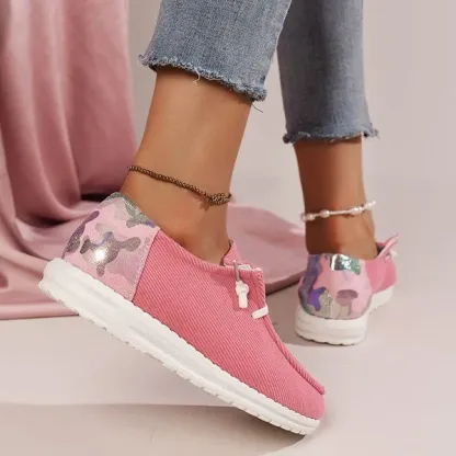 🎁Spring Sale 50% OFF⏳Women Lace Up Design Casual Corduroy Sneakers - Proven Plantar Fasciitis, Foot and Heel Pain Relief