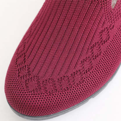 🔥Last Day 70% OFF ⏰Women's Stylish Knit Mesh Slip-on Sneakers - Proven Plantar Fasciitis, Foot and Heel Pain Relief