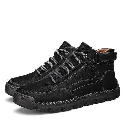 🔥Limited Time Offer 70% OFF🔥 Men's Handcrafted Cowhide Orthopedic Shoes - Relieve Foot Pain