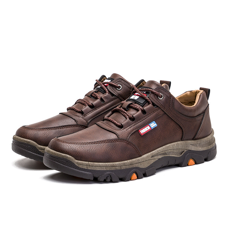 Last Day 70% OFF🔥Men's Orthopedic leather Walking Shoes Hiking Shoes
