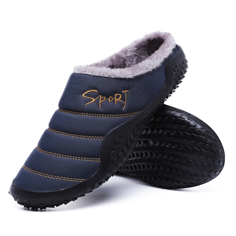 🔥On This Week Sale 70% OFF🔥MEN'S HOME WATERPROOF COMFORTABLE CASUAL COTTON SLIPPERS - Proven Plantar Fasciitis, Foot and Heel Pain Relief