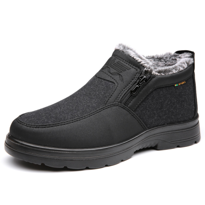 🔥Hot Sale 70% OFF🎉Men's Everyday Warm Orthopedic Waterproof And Non-Slip Slip-On Shoes - The best gift for your family