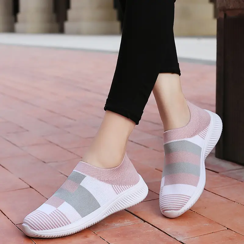 🔥Last Day Promotion 70% OFF⏰Women's Colorblock Comfortable & Breathable Slip On Sports Orthopedic Shoes