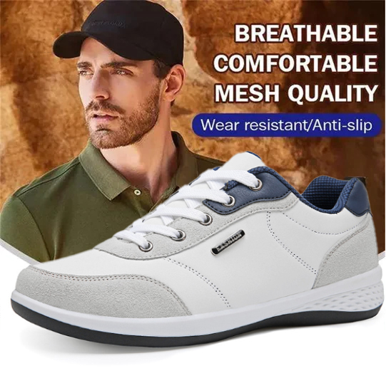 🔥On This Week Sale 70% OFF🔥Men Arch Support & Breathable and Light & Non-Slip Shoes - Comfy Casual Walking Orthopedic Shoes