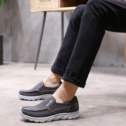 ⏰Last Day! 70% OFF 🔥Men's Good arch support & Easy to put on and take off & Breathable and light & Non-slip Shoes - Best Walking Shoes for Middle Aged People 