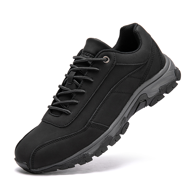 MEN'S COMFORTABLE GENUINE LEATHER SNEAKERS WITH ARCH SUPPORT AND SHOCK ABSORPTION