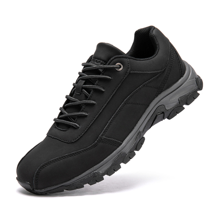 MEN'S COMFORTABLE GENUINE LEATHER SNEAKERS WITH ARCH SUPPORT AND SHOCK ABSORPTION