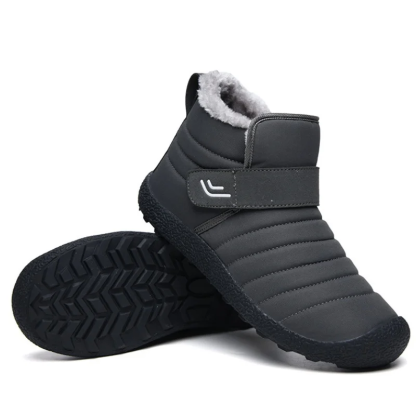🔥Limited Time 50% Discount Event🔥  Men's Winter Warm Waterproof Non-slip Velcro Cotton Shoes Wide Toe Orthopedic Arch Support Slip-on Cotton Shoes