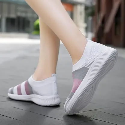 🔥Last Day Promotion 70% OFF⏰Women's Colorblock Comfortable & Breathable Slip On Sports Orthopedic Shoes