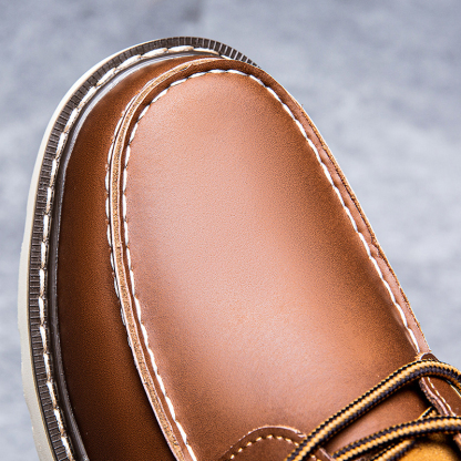 🔥Last Day 70% OFF ⏰Men's Genuine Leather Moccasin Business Boots Outdoor Casual Shoes
