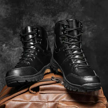 ⏰Promotion - 50% OFF🔥Men's Waterproof Non-slip Anti-puncture Hiking Boots Ankle Support Wide Toe Arch Support Orthopedic Work Boots
