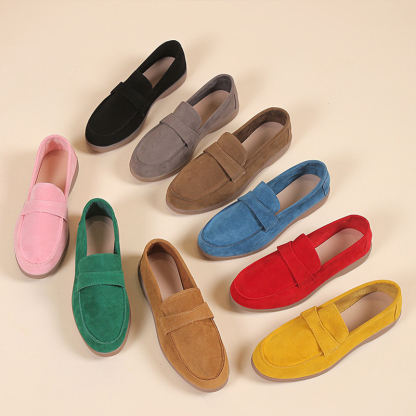 🔥Last Day Promotion 70% OFF ⏰2025 New Suede Slip On Comfortable Orthopedic Loafers - Proven Plantar Fasciitis, Foot and Heel Pain Relief