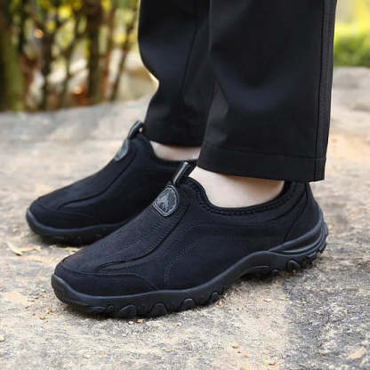 (⏰Limited Time Sale 70% OFF) Men's Orthopedic Slip-On Shoes, Lightweight Comfortable Wide Toe Walking Shoes