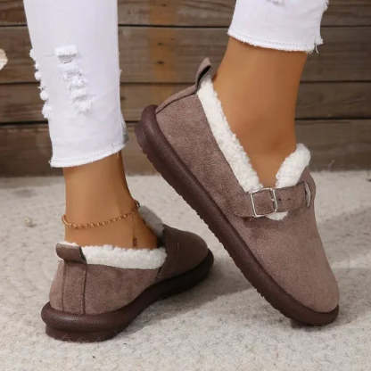 🌸🎉 Promotion - 70% OFF! ✨💫Women's Plush Round Toe Slip-On Flats - Proven Plantar Fasciitis, Foot and Heel Pain Relief