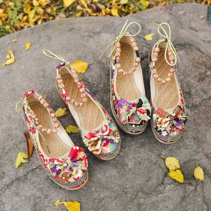 🎁Spring Sale 50% OFF⏳Women's Floral Print Flat Sandals Shoes - Proven Plantar Fasciitis, Foot and Heel Pain Relief