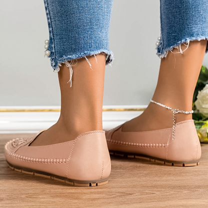 🔥Best Seller-Last Day Sale 70% OFF🔥Women's Leather Moccasins - Proven Plantar Fasciitis, Foot and Heel Pain Relief