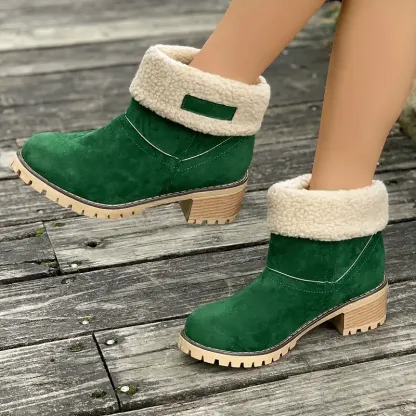 🔥Last Day 70% OFF ⏰Women's Soft Waterproof Wool Lining Boots - Proven Plantar Fasciitis, Foot and Heel Pain Relief