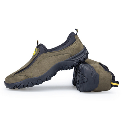 (⏰Limited Time Sale 70% OFF) Men's Orthopedic Slip-On Shoes, Lightweight Comfortable Wide Toe Walking Shoes