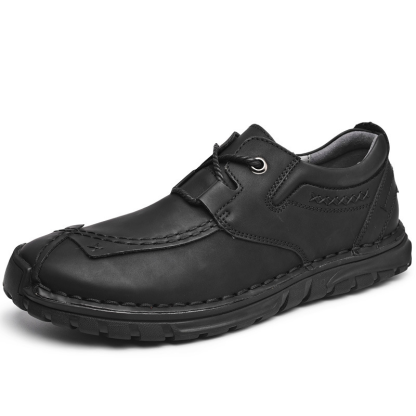 ⏰Promotion - 70% OFF🔥Men‘s Genuine Leather Orthopedic Walking Shoes - Podiatrist Approved Style Recommended